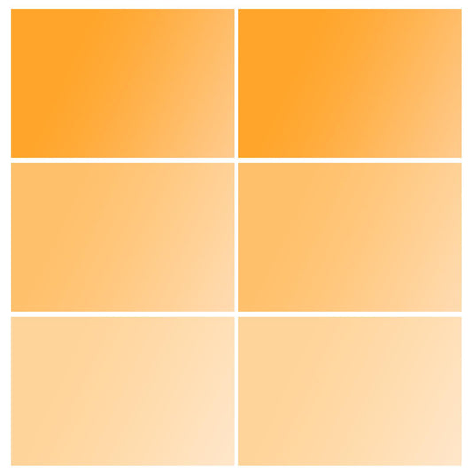 6 Orange Gels (2x A-1/2, 2x B-1/4, 2x C-1/8), 50x40cm