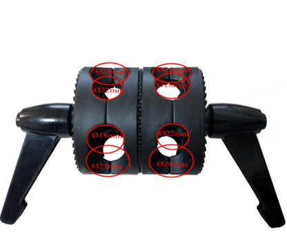 Dual Swivel Grip Head for Boom Arms