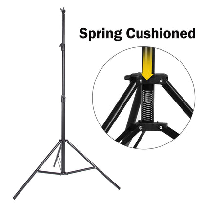 2.7m Spring Cushioned Stand, Heavy Duty, with Multifunction Adaptor