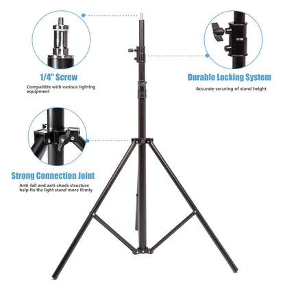 2.9m Spring Cushioned Heavy Duty Stand and 1.8m Crossbar with Grips