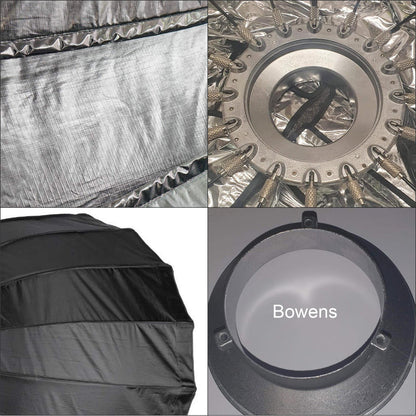 120cm Parabolic Easy Open Softbox, Bowen Mount