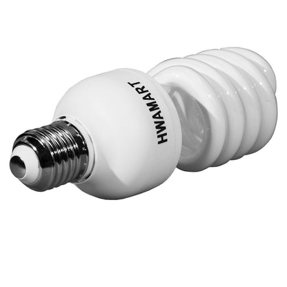 10 x 45W Equivalent Spiral Fluorescent 5500K Daylight Photography Bulbs