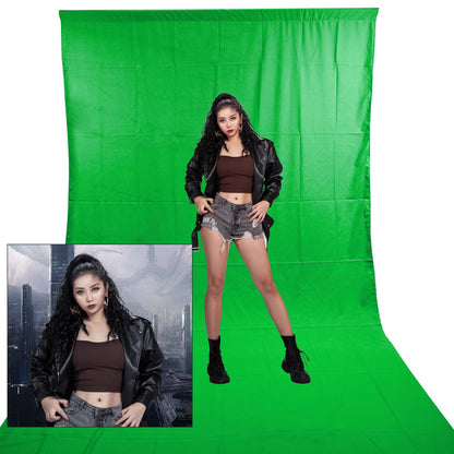 3x6m Green Cotton Background