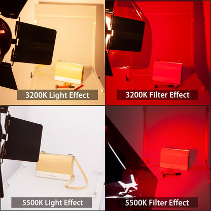 5 x Red Coloured Lighting Gel Filter, Full CTO, Color Correction, 50x40cm