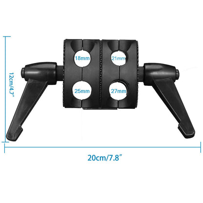 Dual Swivel Grip Head for Boom Arms