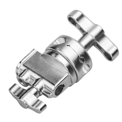 2 x Stainless Steel Heavy-Duty C-Stand Boom Arm Swivel Clamps