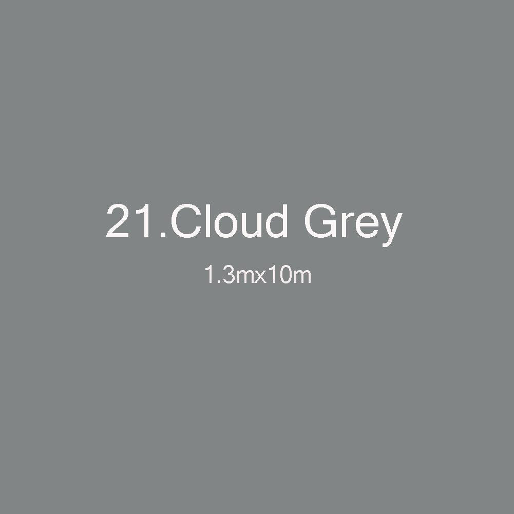 BOLLUMA Cloud Grey Paper Backdrop 1.35m x 10m and Stand Included